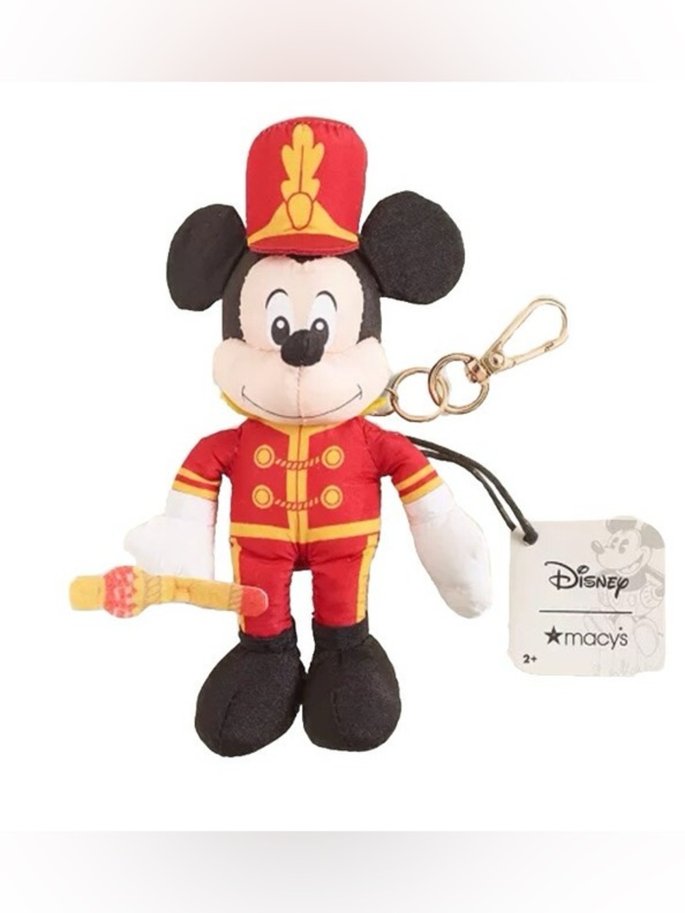 NWT Macys x Disney Mickey Mouse Balloon Plush Keychain
